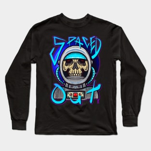 Spaced out skull Long Sleeve T-Shirt